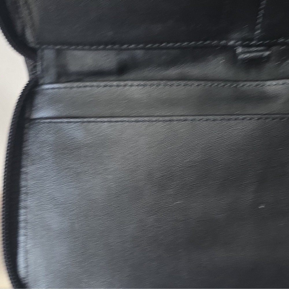 VINTAGE 1980's LeeSands Genuine EEL SKIN Black Crossbody, Adjustable Strap - Picture 14 of 16